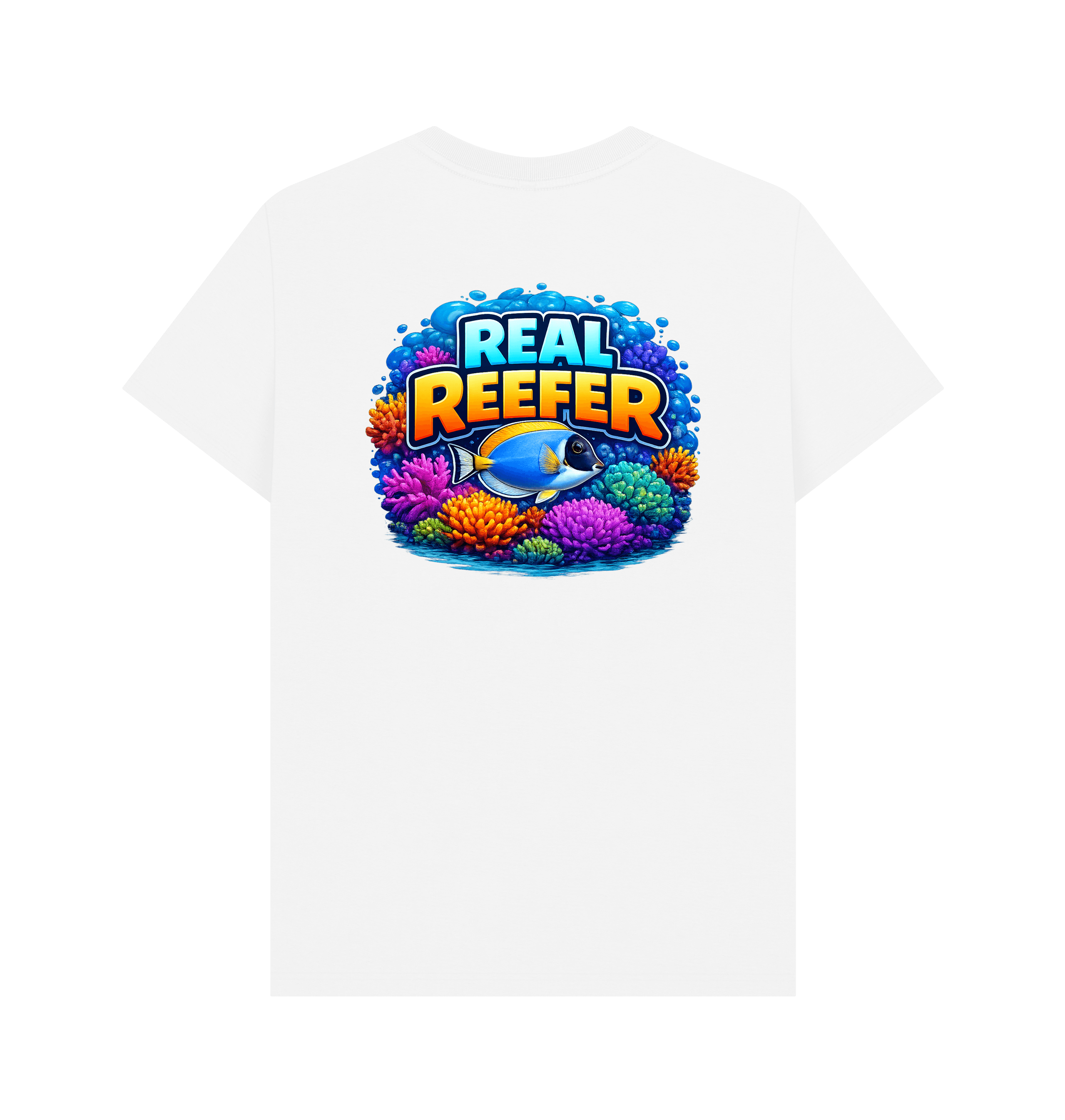 White Printed T-shirt Back