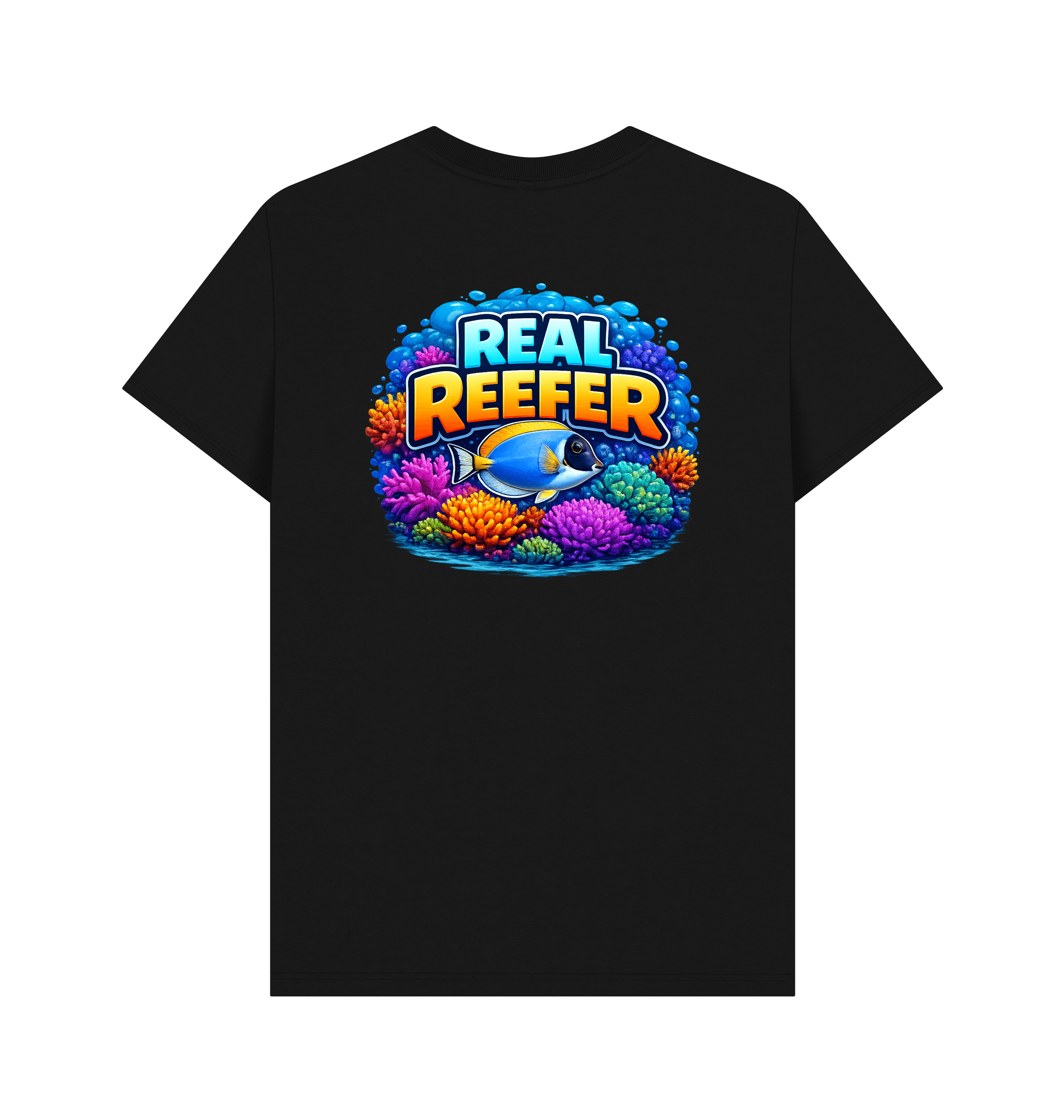 Black Printed T-shirt Back