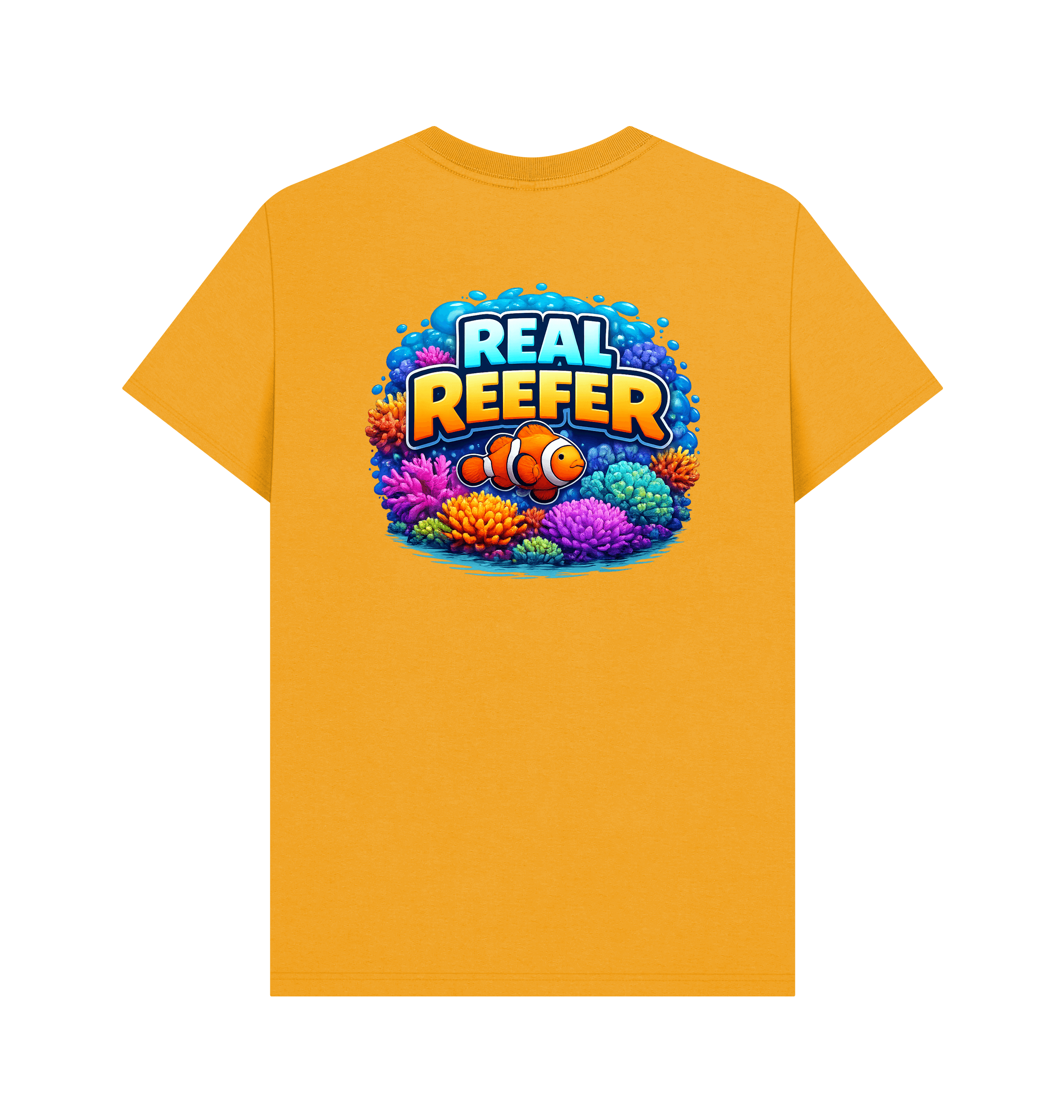 Mustard Printed T-shirt Back