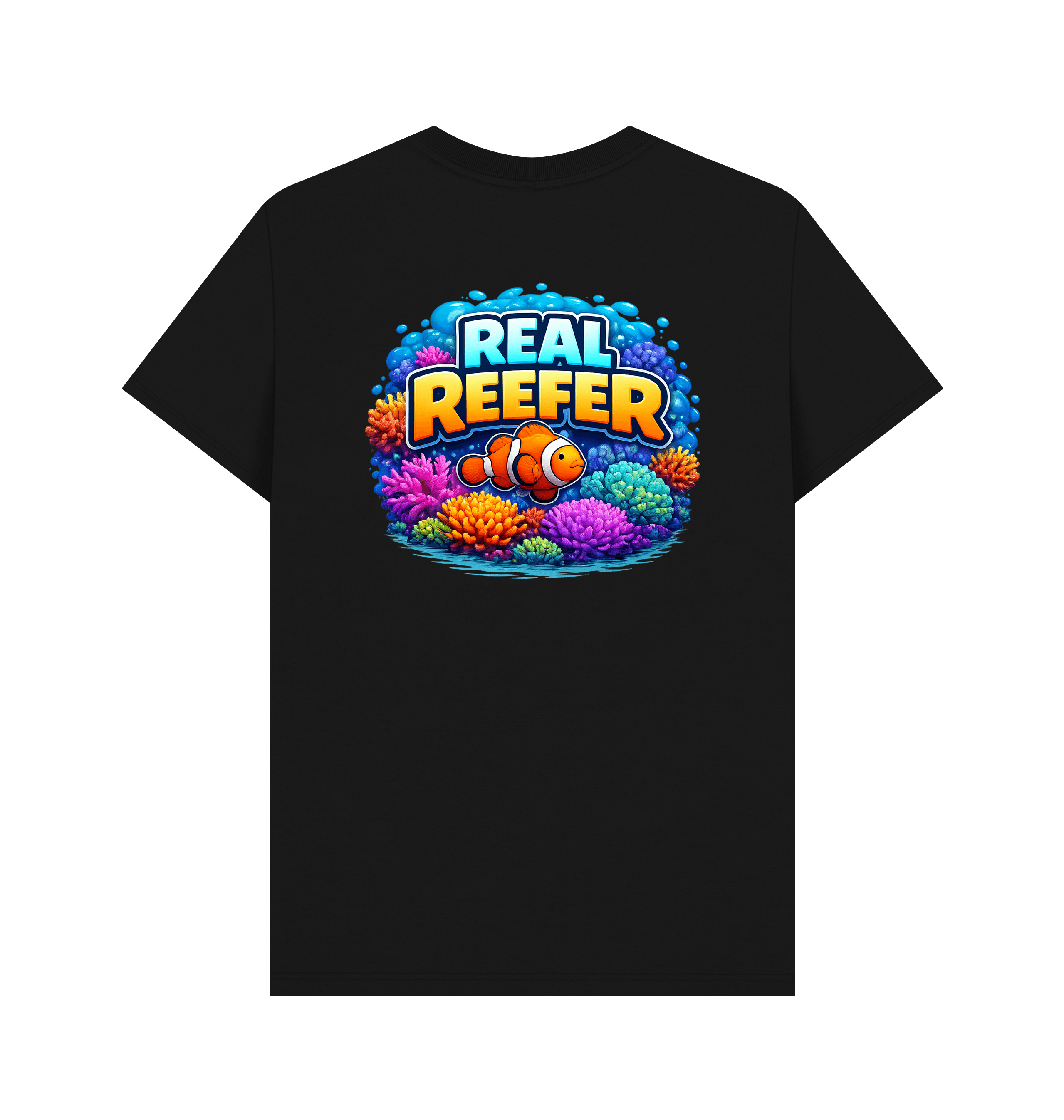 Black Printed T-shirt Back