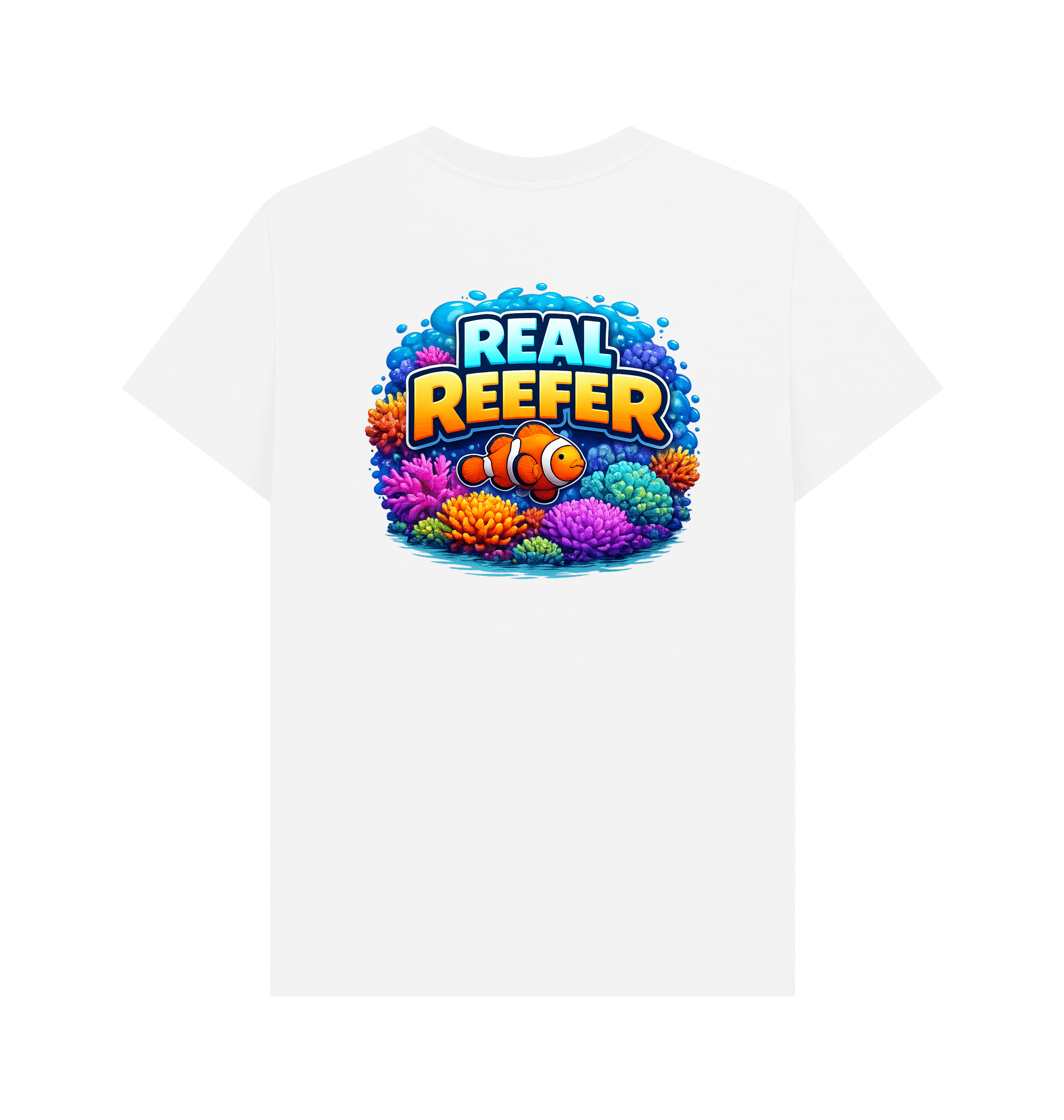 White Printed T-shirt Back